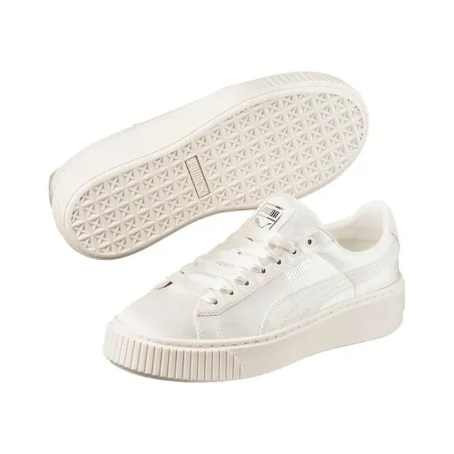 Puma basket platform tween jr deals